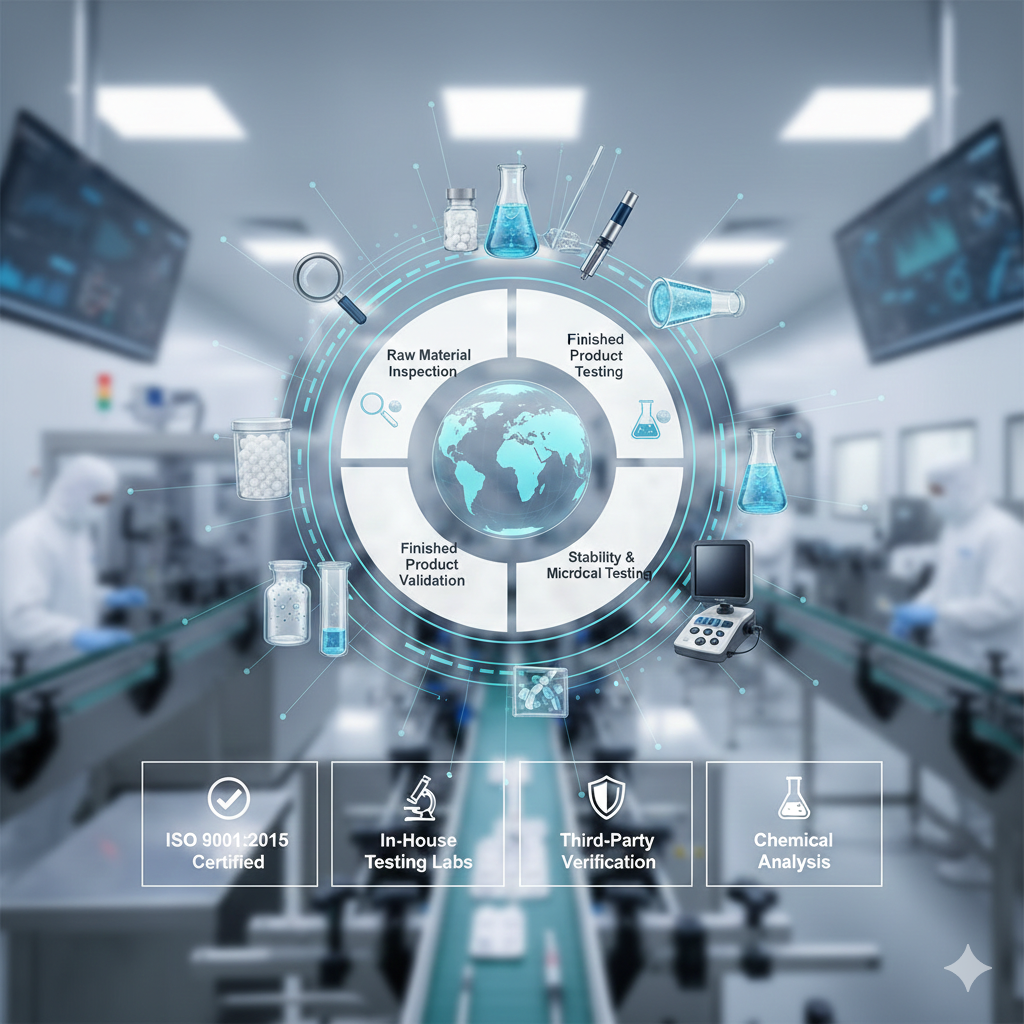Quality control and laboratory testing for medical products